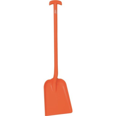 Vikan One Piece Shovel - T Grip - 1035 mm - Orange