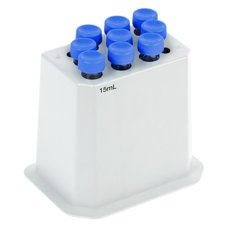 Block For 8 X 15 mL Conical Tubes | Gem Scientific