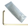 L Shaped Clear Sterile Disposable Plastic Spreaders (25 Per Bag)