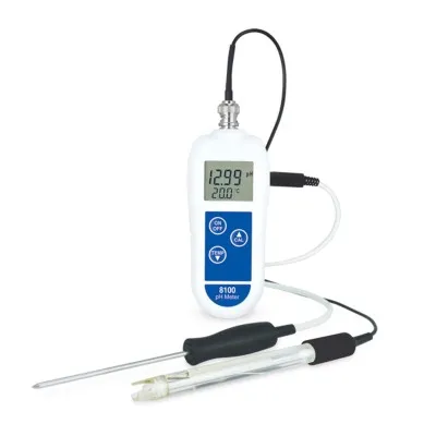 8100 pH and Temperature Meter Kit