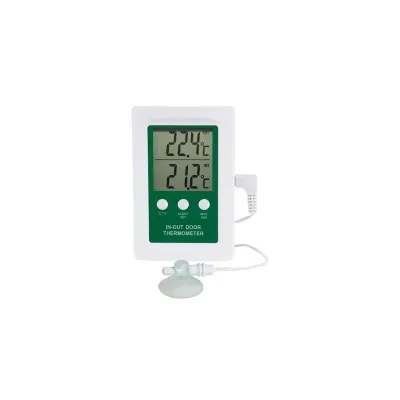 Digital Indoor/Outdoor Thermometer with Alarm