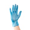 "Delight" Gloves Blue Powder Free Vinyl