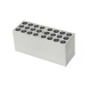 Block For 24 x 12mm tubes, 50mm hole depth
