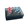 Platform with spring holders for up to 88 tubes up to 30mm diameter