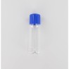 250ml Clear PET (Polyethylene) Bottle with Blue PP Cap Dosed with Na2S2O3 - Irradiated