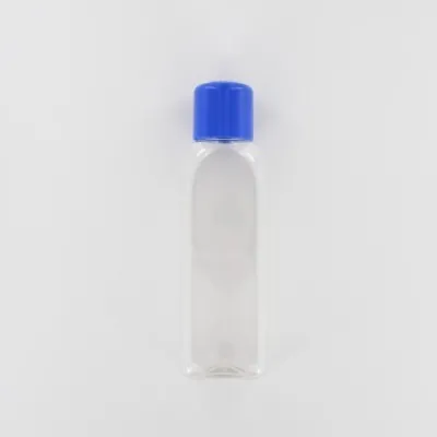 500ml Clear PET (Polyethylene) Bottle with Blue PP Cap