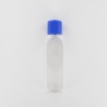 500ml Clear PET (Polyethylene) Bottle with Blue PP Cap - Irradiated