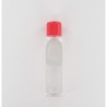 500ml Clear PET (Polyethylene) Bottle with Red PP Cap Dosed with Na2S2O3 - Irradiated