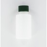 125ml Natural HDPE (High Density Polyethylene) Bottle with Green PP Cap with EPE Liner