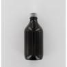 500ml Amber Glass (Type 3 - Soda Lime) Bottle with Natural PP Cap with PTFE Liner