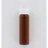 40ml Amber Glass (Borosilicate) Bottle with White PP Cap with Septum