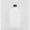 1000ml Natural HDPE (High Density PolyEthelyne) Bottle with Brown PP Cap with EPE Liner