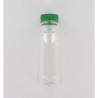 250ml Clear PET (Polyethylene) Bottle with Green HDPE Cap