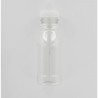 250ml Clear PET (Polyethylene) Bottle with Natural HDPE Cap