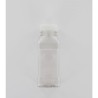 250ml Clear PET (Polyethylene) Bottle with Natural HDPE Cap - Irradiated