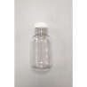 100ml Clear PET (Polyethylene) Bottle with White Cap Dosed with Na2S2O3 - Irradiated