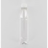 500ml Clear PET (Polyethylene) Bottle with White PP Cap