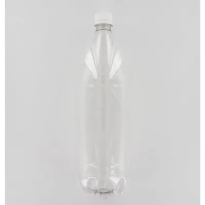 1000ml Clear PET (Polyethylene) Bottle with White PP Cap
