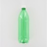 1000ml Green PET (Polyethylene) Bottle with White PP Cap
