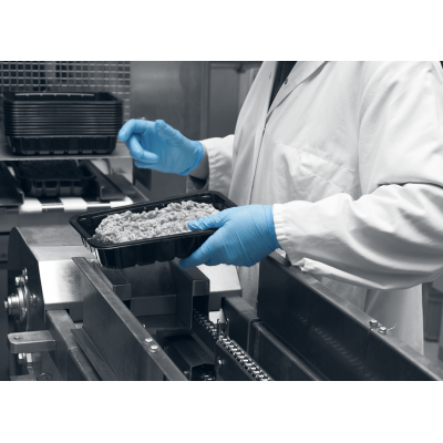 Nitrile Gloves - Pearl Blue - Powder Free