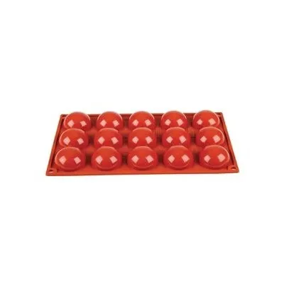 Silicone 15 Half Sphere Mould (17.4cm x 29.5cm)