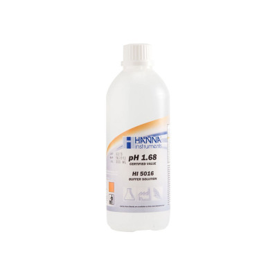 1.68 pH Value @25℃, (1) 500 mL bottle
