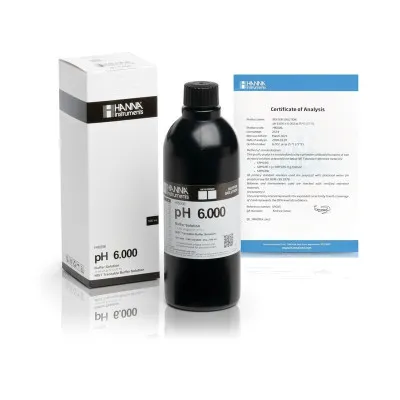 6.000 pH Value @ 25℃, (1) 500 mL bottle