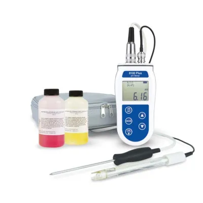 8100 Plus pH & Temperature Meter Kit