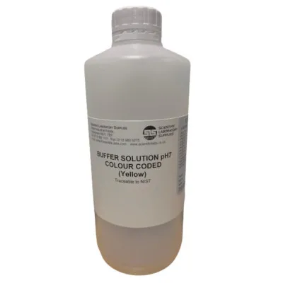 pH 7 Buffer Solution Colour Coded (yellow) 1L